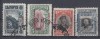 ROMANIA 1917 POSTA BULGARA SERIE STAMPILATA, Stampilat