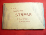 Carnet cu 10 Ilustrate color - Lago Maggiore - Stresa e le Isole Borromee, Necirculata, Printata
