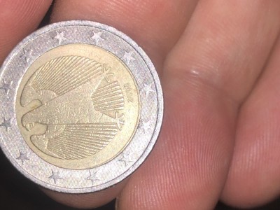 Moneda 2&amp;euro; extrem de rară.Negociabil foto