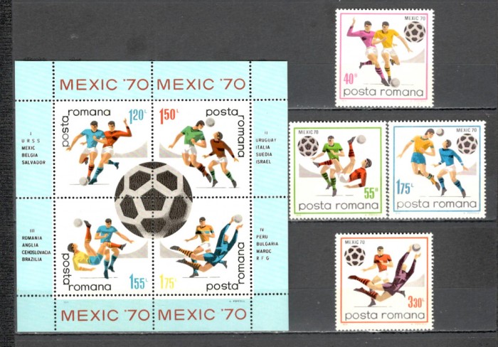 Romania.1970 C.M. de fotbal MEXIC ZR.356
