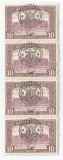 |Romania, Emisiunea Oradea, LP 20h/1919, Parlamentul, 10 lei, straif, MNH, Nestampilat