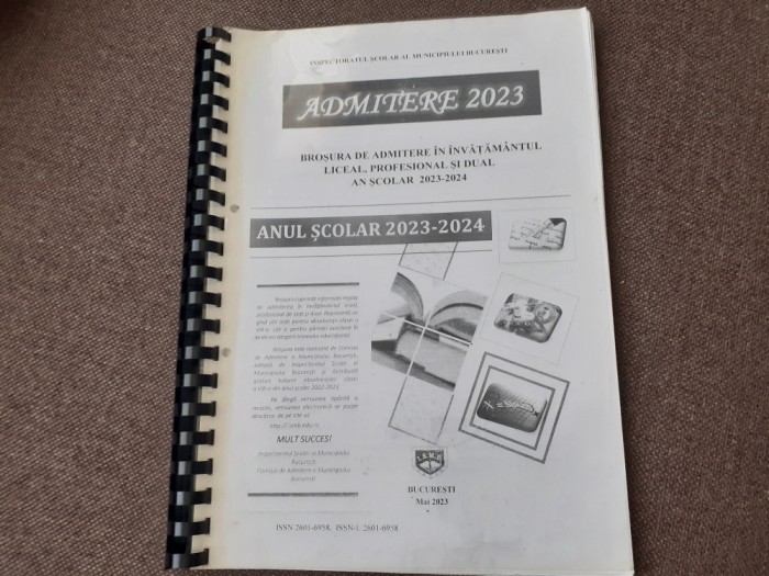 BROSURA DE ADMITERE IN INVATAMANTUL LICEAL 2023-2024 LEGATA