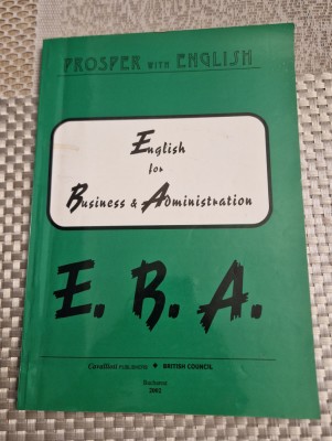 English for business and administration Luninita Andrei foto