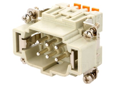 Conector HDC 6 PIN 16A tată foto