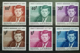 BC792, Congo 1964, serie J.F.Kennedy, Nestampilat