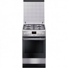 Aragaz Hansa FCMX681009 Gaz 4 arzatoare Aprindere electrica Grill Inox foto