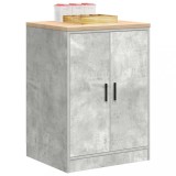 VidaXL Dulap depozitare garaj Beton Gri 60x51x85 cm lemn masiv de pin