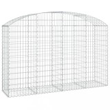 Cumpara ieftin Cos gabion arcuit 200x50x120/140 cm fier galvanizat