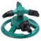 Aspersor Rotativ de Gradina cu 3 Brate Reglabile, Mercaton, Rotire 360&deg;, Plastic, Rezistent UV, 12 Duze, Diametru 15 cm, Verde
