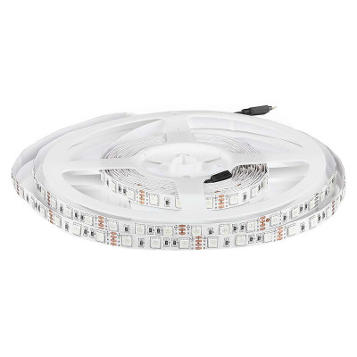 Banda LED SMD5050 60LED/m GALBEN IP20 5m V-tac SKU-212156 foto