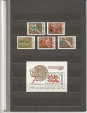 URSS - JOCURILE OLIMPICE DE VARA MEXIC - SERIE + COLITA - 1968 MNH