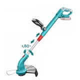 Trimmer electric cu acumulator, Li-Ion, 20V, tija telescopica, taiere 300mm, Total Tools P20S, TGTLI20018
