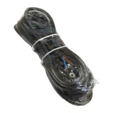 Cordon alimentare Schuko - fire libere 1.5m negru 3500W 16A 3x1.5mm2 cupru 3G1.5 CA15N11 Wconn