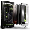 Folie de protectie Ecran Privacy Techsuit TitanGlass pentru Apple iPhone 17 Pro Max, Sticla Securizata, Full Glue, Set 2 bucati