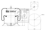 FEBI BILSTEIN 39854 Burduf, suspensie pneumatica
