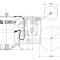 FEBI BILSTEIN 39854 Burduf, suspensie pneumatica