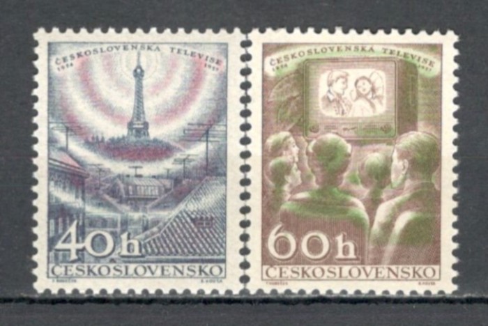 Cehoslovacia.1957 3 ani Televiziunea XC.261