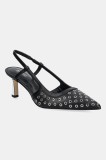MICHAEL Michael Kors stilettos de piele Alora culoarea negru, 40R5ALMP3L.001