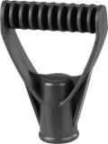 Maner PVC (Grip) pentru lopata/harlet, 30 mm, plastic, negru