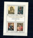 Cehoslovacia 1973 - Picturi, arta, minicoala neuzata