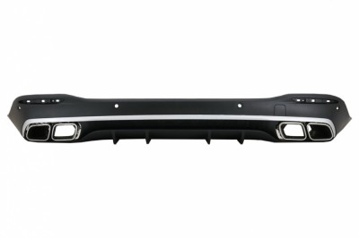 Difuzor Bara Spate cu Ornamente Evacuare Crom Mercedes GLE W167 SUV (2019-Up) GLE 63 Design Performance AutoTuning foto