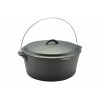 Ceaun fonta Perfect Home 6L cu maner si capac, diametru 30cm, ideal pentru aragaz si plita inductie