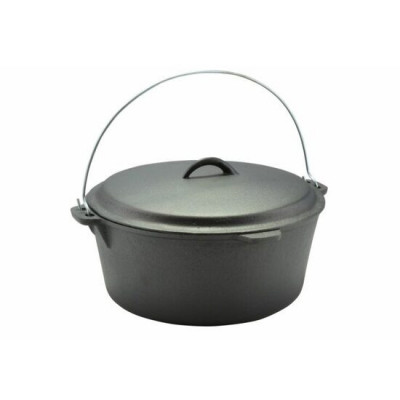 Ceaun fonta, cu maner si capac, 6 L, 30x10 cm, Perfect Home GartenVIP DiyLine foto