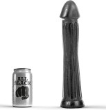 All Black-Plug Dildo 31 cm-Silicon