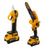 Set mini fierastrau CS1 si Foarfeca de gradina GS1 pe acumulator ROTOR, 500 W,600 W 4500 rot/min, 21 V 3 Ah Innovative ReliableTools