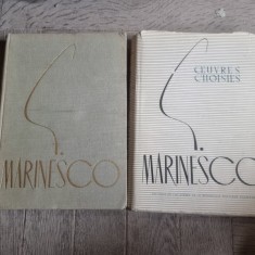 Georges Marinesco: Oeuvres Choisies I, II (&Eacute;ditions De L'Acad&eacute;mie De La R&eacute;publique Populaire Roumaine, 1963)