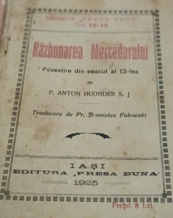RAZBUNAREA MERCEDARULUI 1925