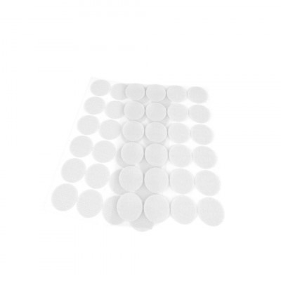 Set complet 24 buline arici autoadezive Crisalida, puf si scai, 25 mm, Transparent foto