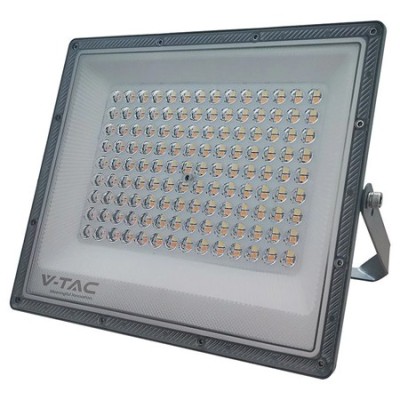 Reflector led smd 100w 3in1 ip65 cablu - gri foto