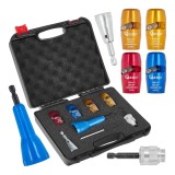 Set dezizolare cabluri pentru masina de insurubat, 8 elemente, Geko G01353