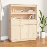 VidaXL Dulap &icirc;nalt, 89x40x116,5 cm, lemn masiv de pin
