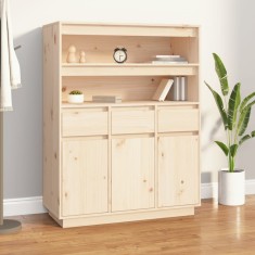 vidaXL Dulap &icirc;nalt, 89x40x116,5 cm, lemn masiv de pin 818215