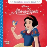 Alba-ca-zapada si cei sapte pitici. Disney. Povesti de noapte buna. Litera Mica