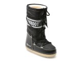 Cizme GRANDBOOT negre, 01, din material textil