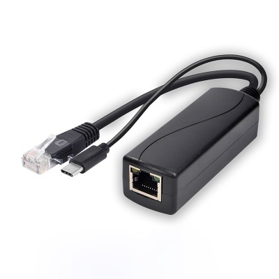 Splitter POE Input 48V, output 5V USB -C, pentru Raspberry Pi (HELIUM) foto