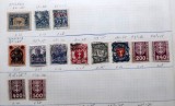 Lot 13 Timbre Vechi Estonia si Danzig 1920-1928 - Orasul Liber Danzig, Supratipare, Taxa -GB, Stampilat