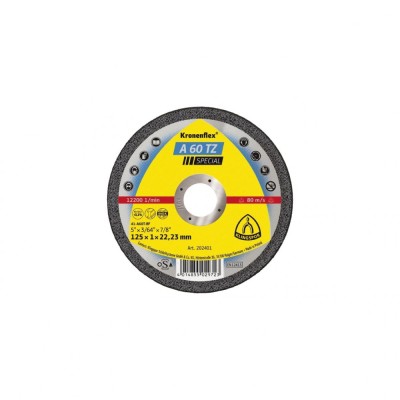 A 60 TZ disc debitare, 115 x 1 x 22,23 mm Drept, Klingspor 202400 foto