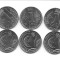 Moldova lot 3 monede de 1 leu, toate emisiunile