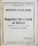 COLEGAT DE TREI CURSURI PREDATE de I A . CANDREA LA FACULTATEA DE LITERE SI FILOSOFIE A UNIVERSITATII BUCURESTI , 1929 - 1931 , PREZINTA HALOURI DE