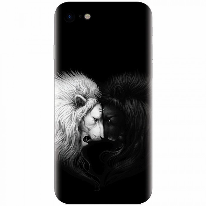 Husa silicon pentru Apple Iphone 8, Lions