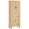 Dulap inalt, stejar sonoma, 69,5x34x180 cm, lemn compozit