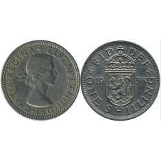Scotia 1954 - 1 shilling, circulata