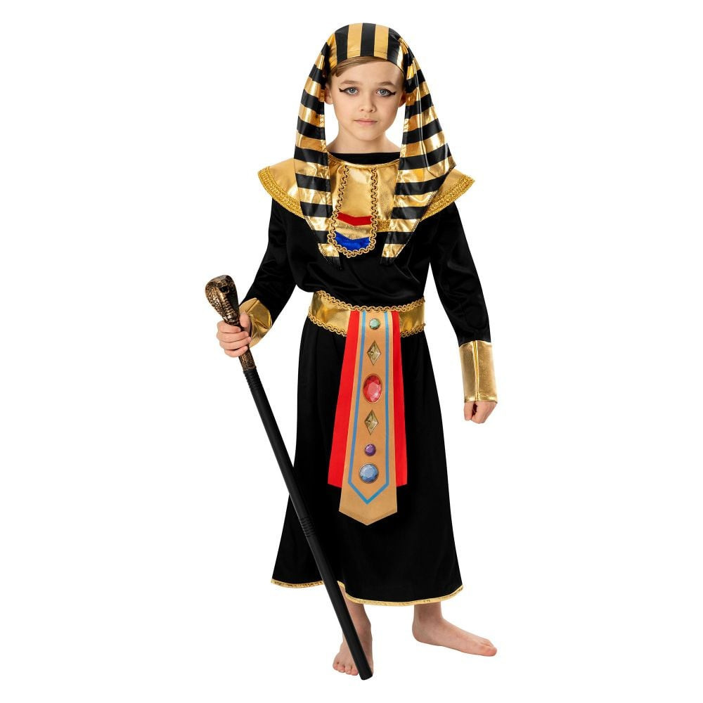 Costum faraon egiptean Ramses pentru baieti 7-8 ani 128 cm | Okazii.ro