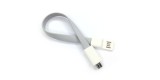 Cablu de date USB-Micro USB Magnetic gri, USB v2.0, 22 cm