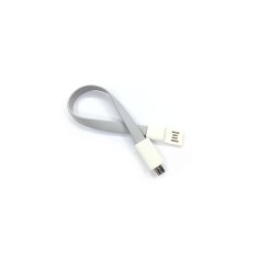 Cablu de date USB-Micro USB Magnetic gri, USB v2.0, 22 cm