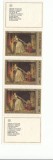 URSS (CCCP) 1984 &ndash; Jean-Honor&eacute; Fragonard &bdquo;Hoțul sărutului&rdquo; &ndash; Bandă cu 3 timbre neuzate -A116